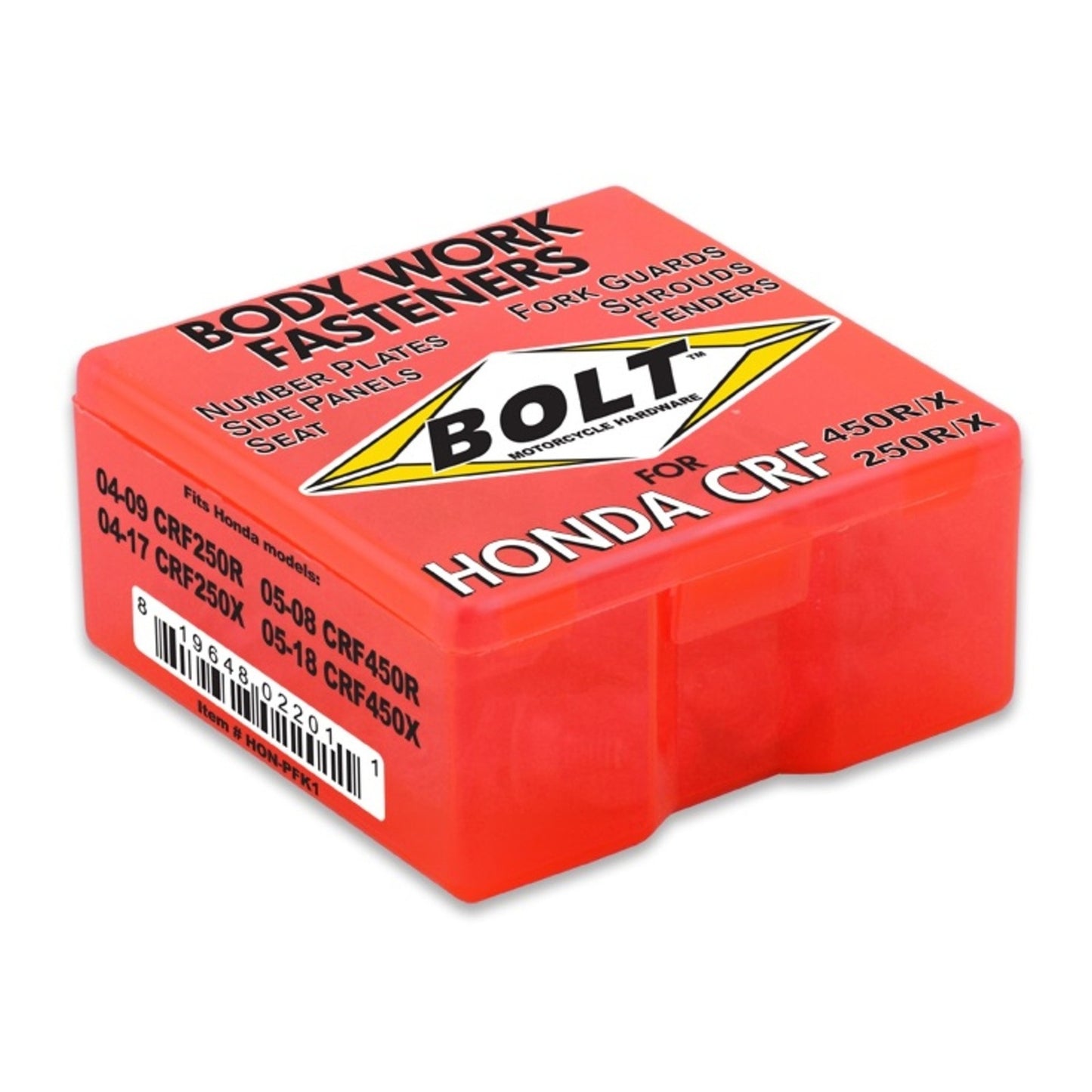 BOLT PLASTICS FASTENER KIT HON-ASSTD MODELS / REFER FITMENTS