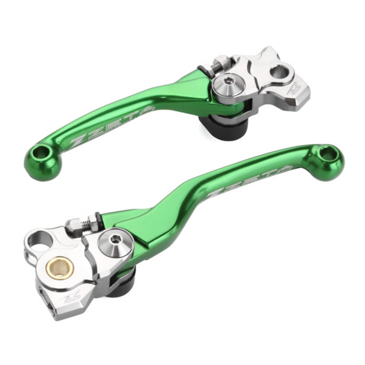 Zeta Pivot Lever Set FP - Kawasaki - Green