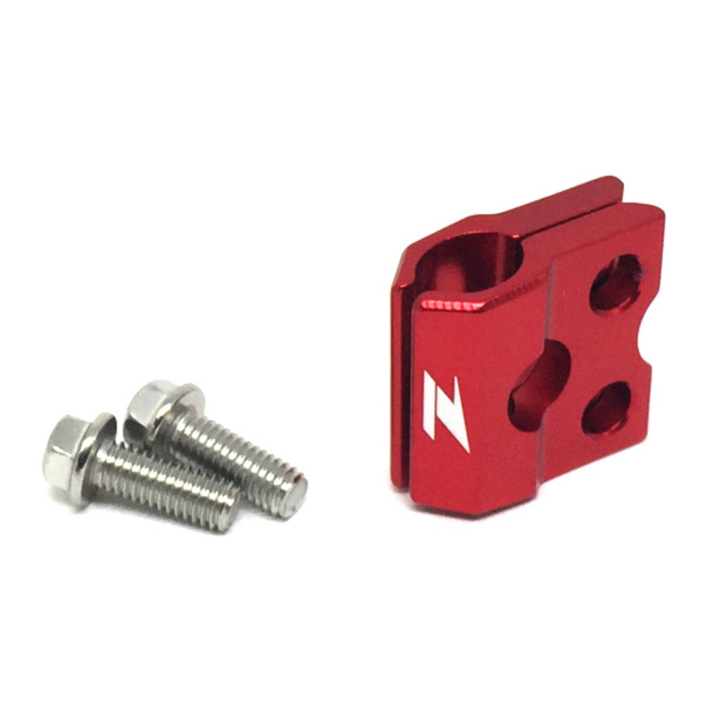 Zeta F-Brake Line Clamp Yamaha YZ/YZF/WRF - Red