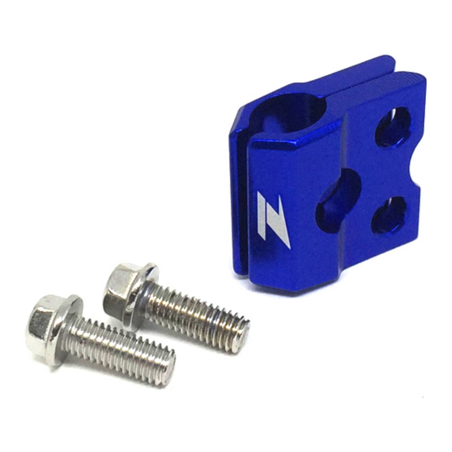 Zeta F-Brake Line Clamp Yamaha YZ/YZF/WRF - Blue