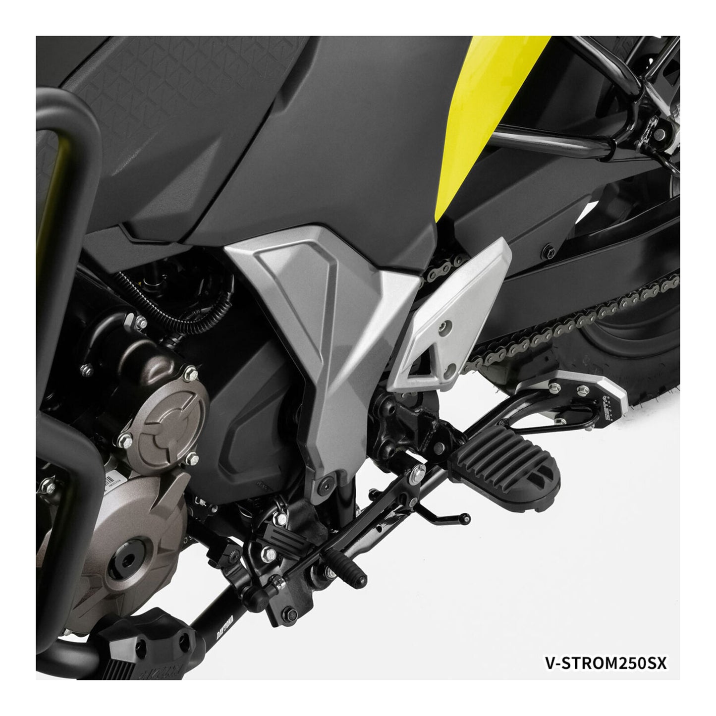 Zeta Adventure Foot Pegs V-Strom β Black