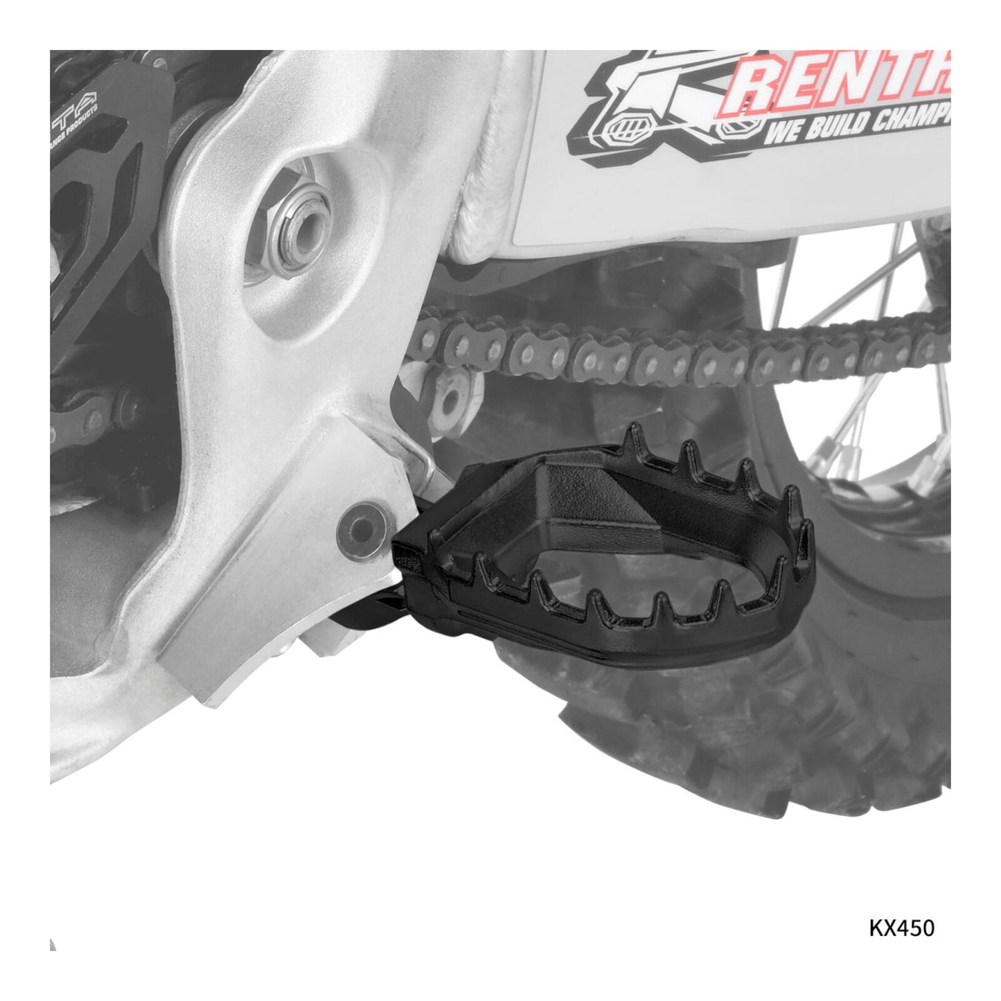 Zeta Max Foot Pegs KX β Black