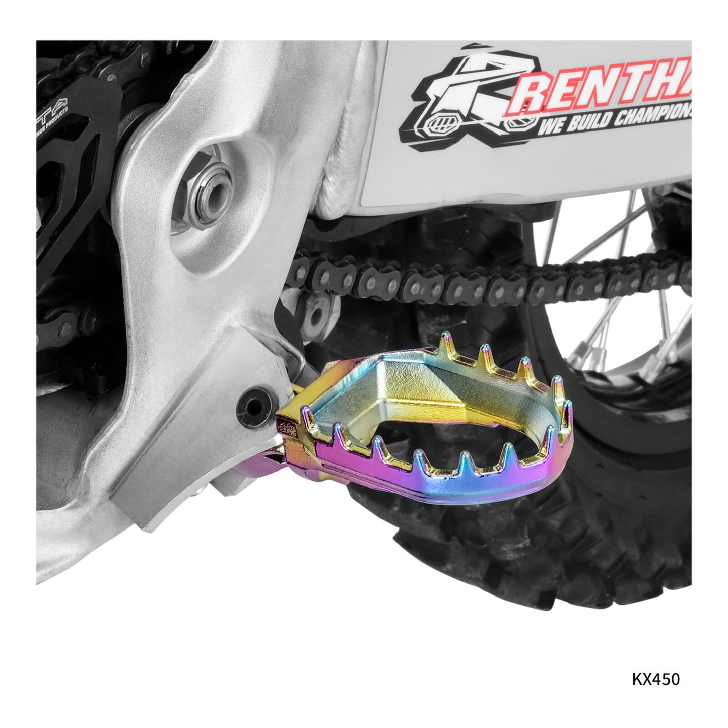 Zeta Max Foot Pegs KX β Oilslick