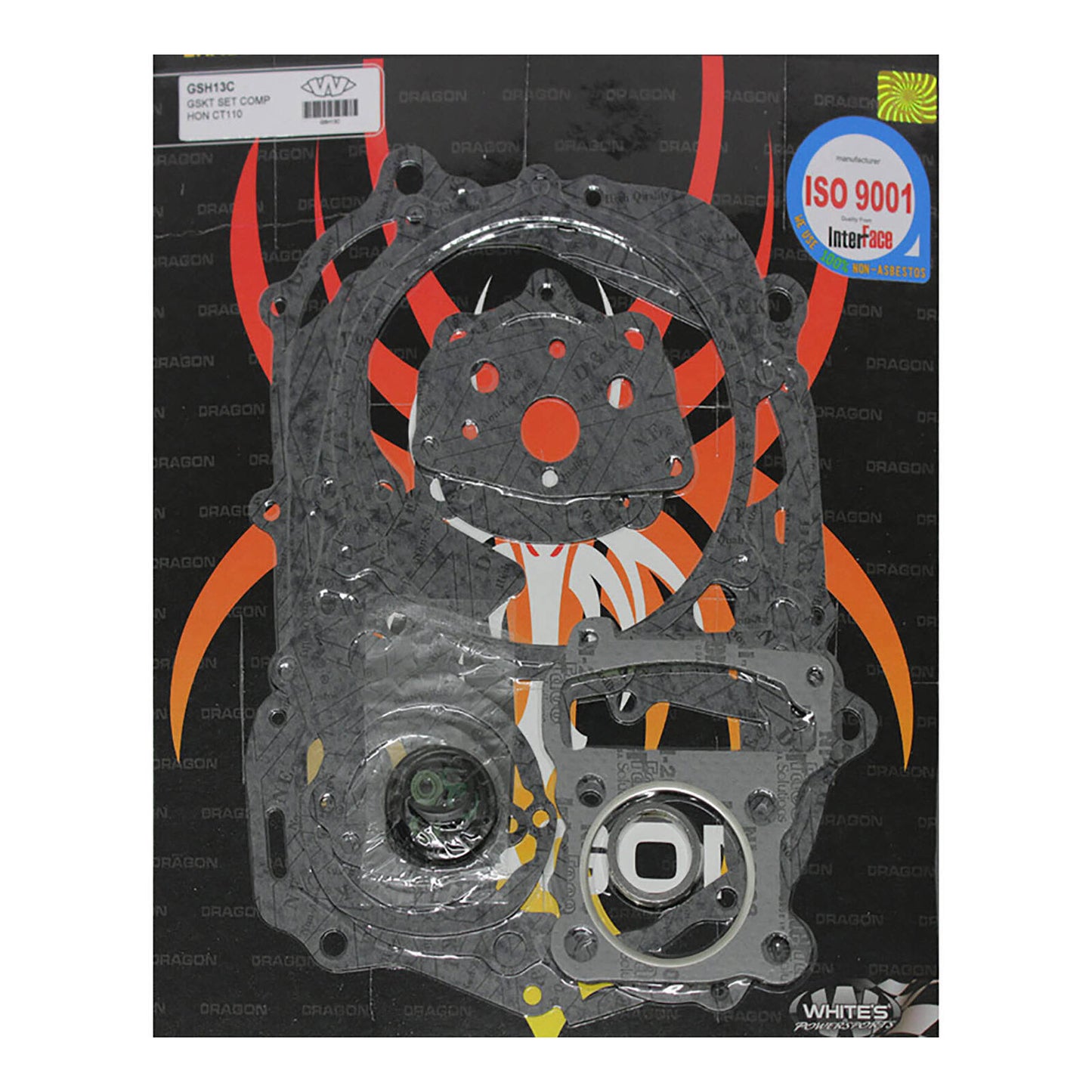 Whites Motorcycle Parts Complete Gasket Set Honda CT110