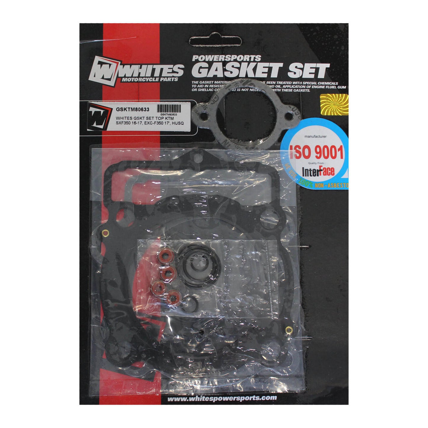 Whites Top Gasket Set KTM SXF350 '16-'17, EXC-F350 '17, Husqvarna