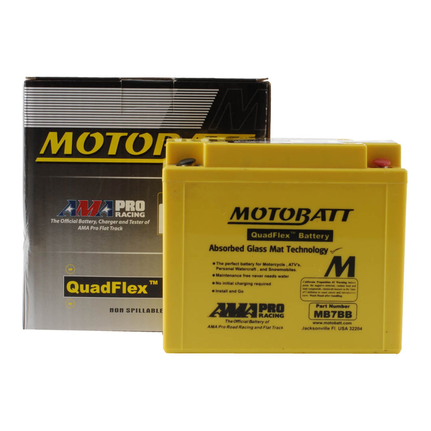 Motobatt Battery Quadflex AGM - MB7BB