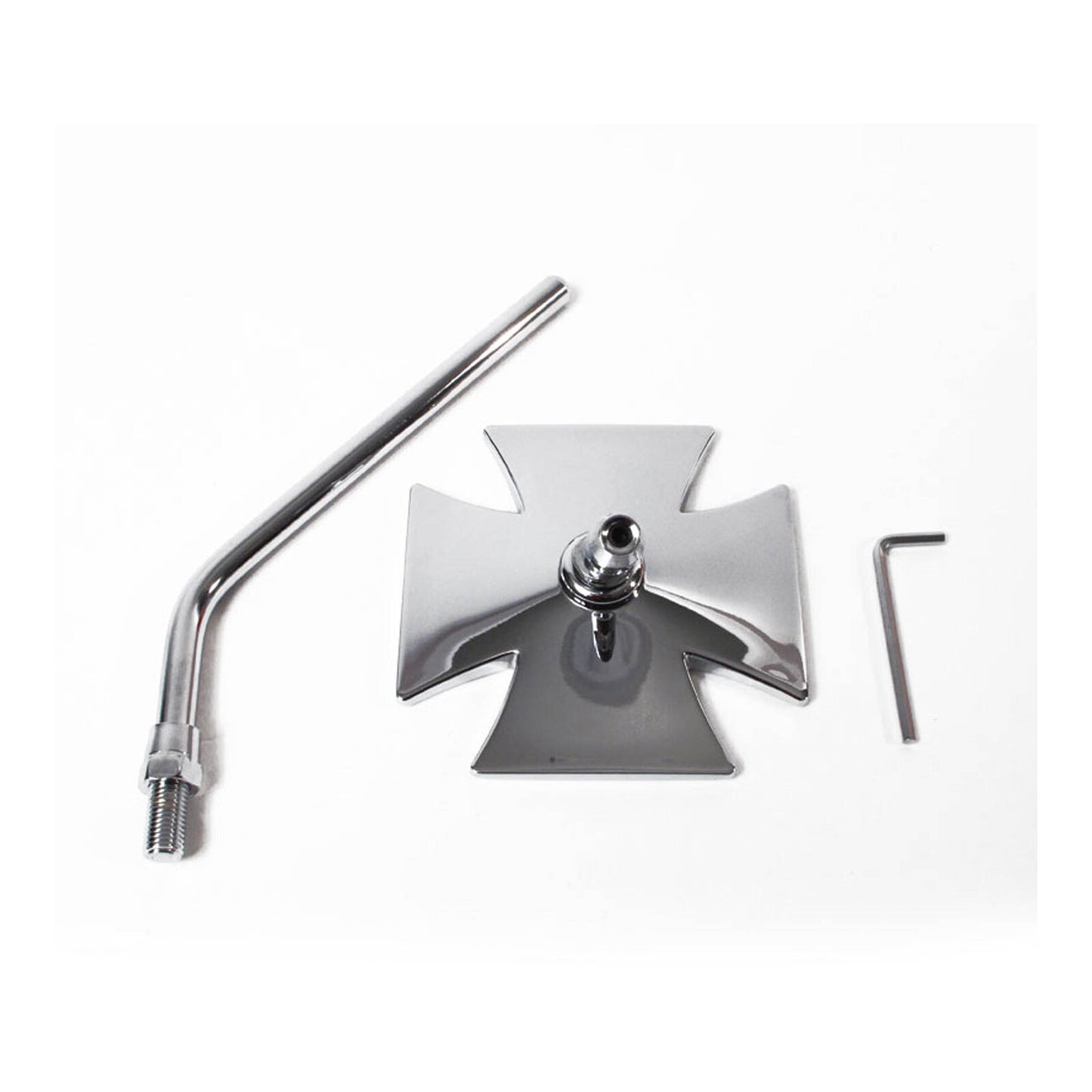 Whites Mirror - Maltese Cross 10mm Fitting