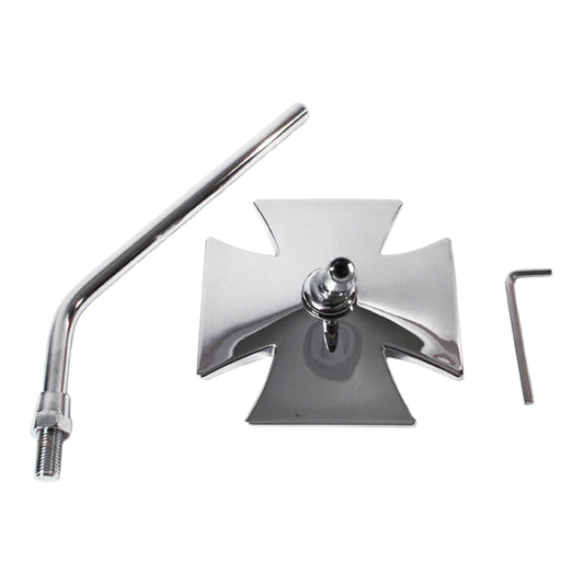 Whites Mirror - Maltese Cross 10mm Fitting
