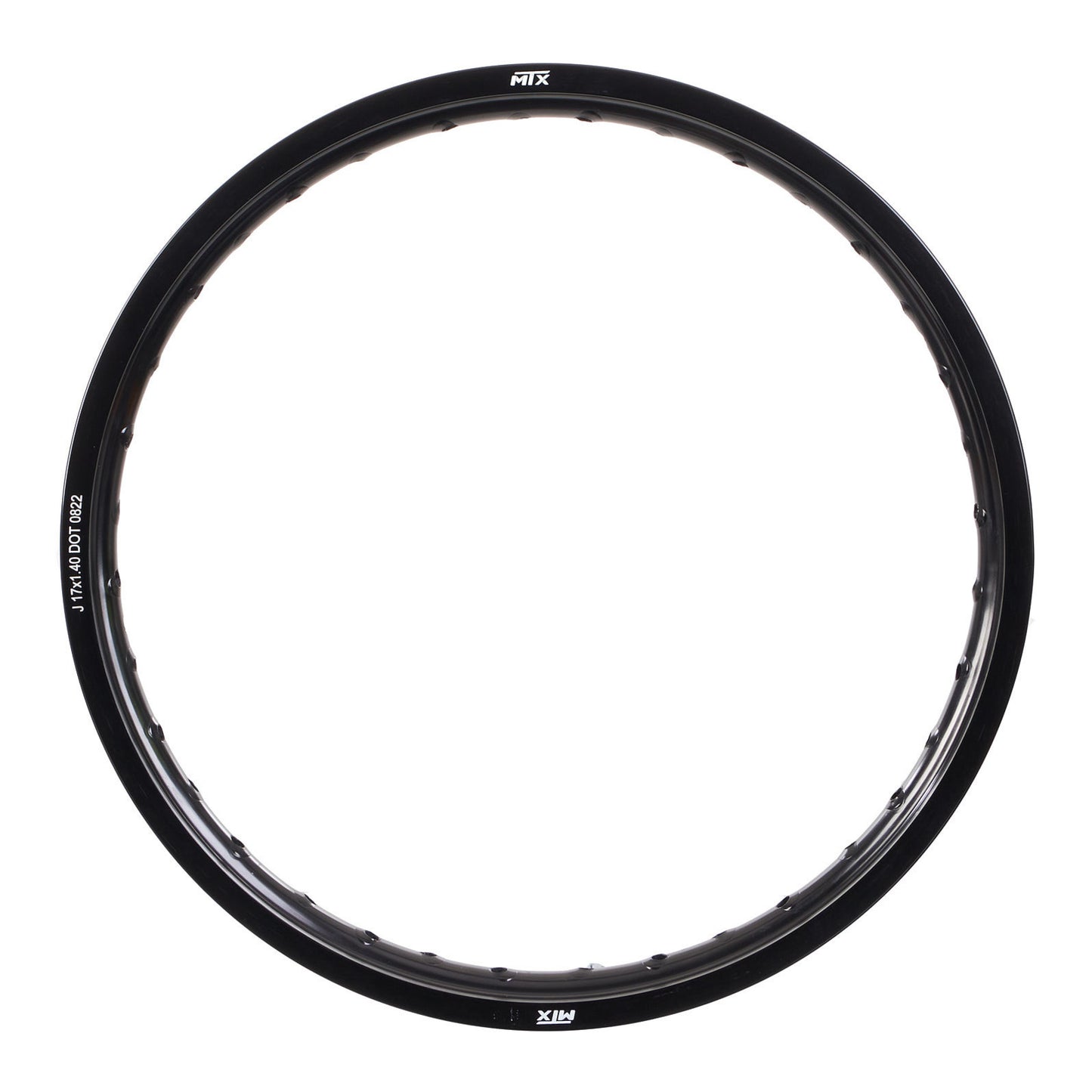 MTX 7075 T6 Aluminium Rim - 17 x 1.40 36H Black