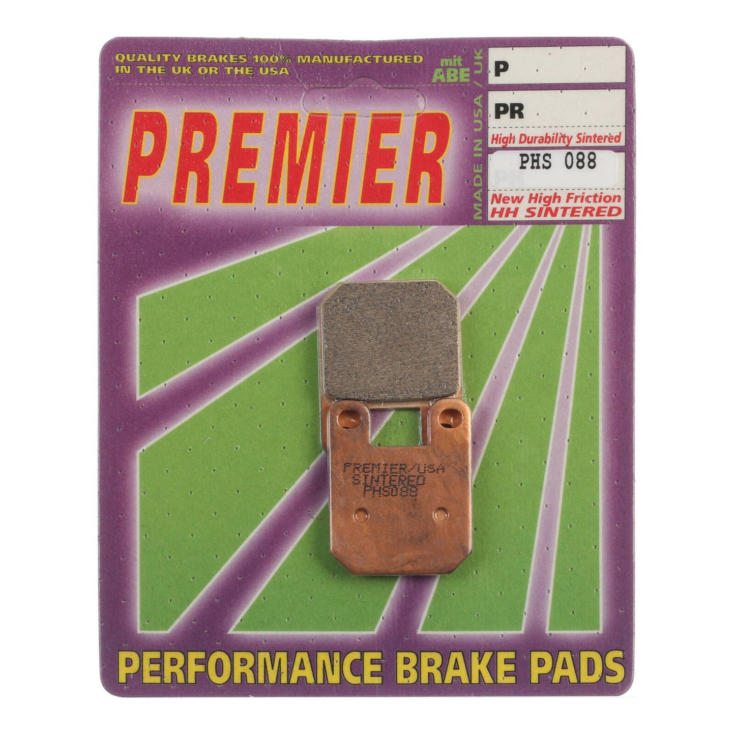 Premier Brake Pads - PH Street Sintered (GF008S3)