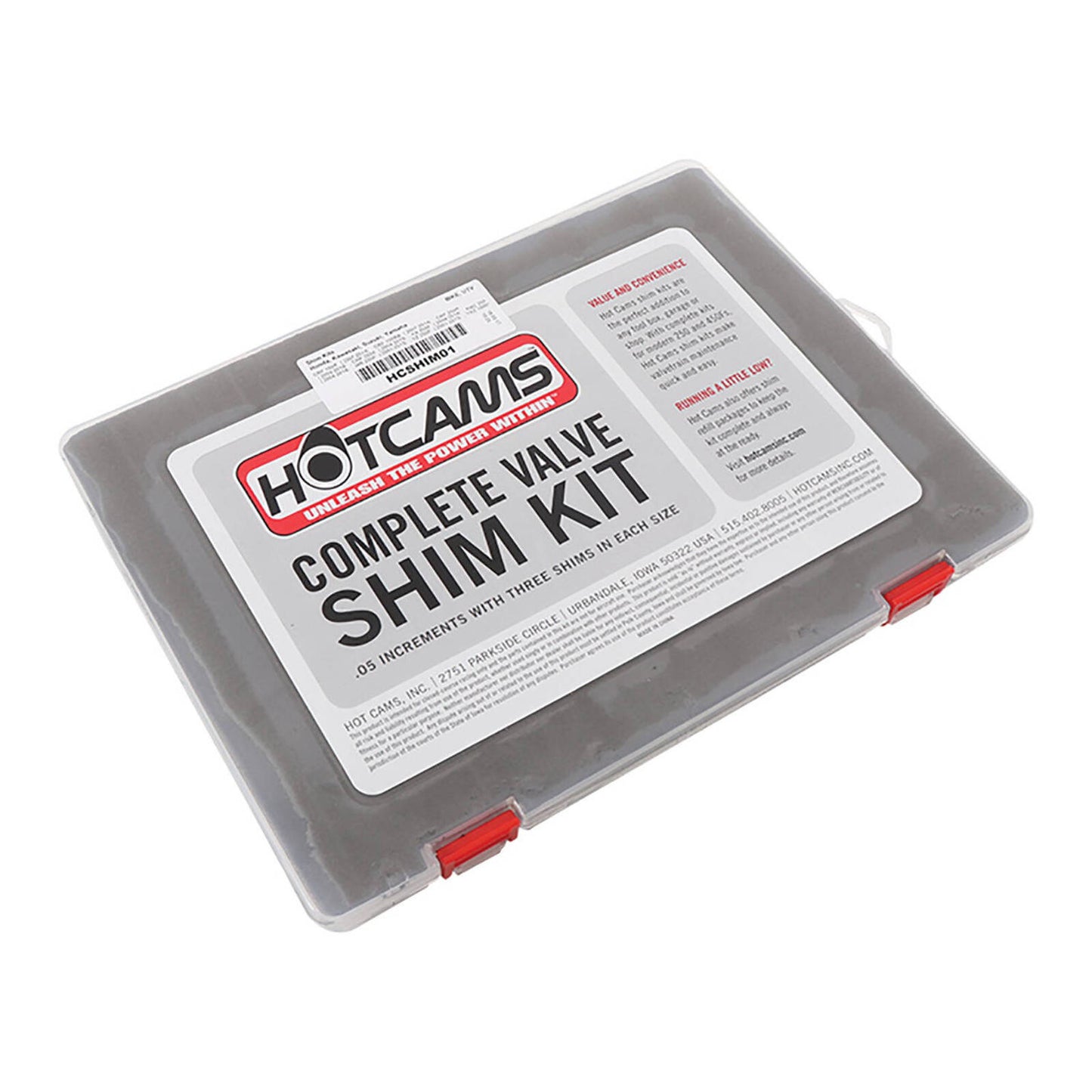 Hot Cams Shim Kit 7.48mm (1.20mm-3.50mm in .05mm - 3 each)
