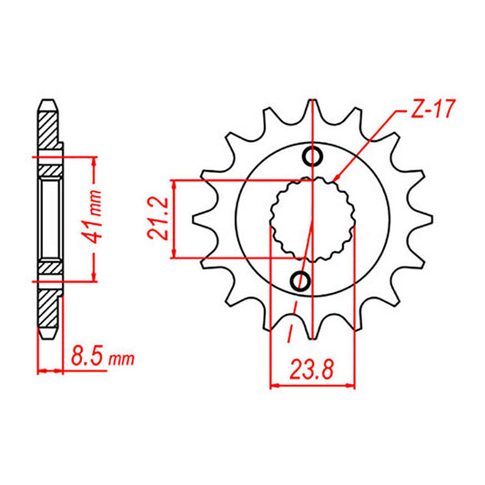 Sprocket Kit Honda XR400 (Trail) - 520EXW 14/48