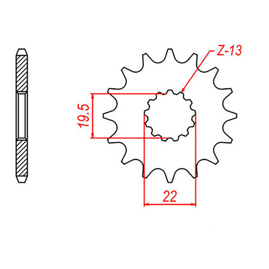 Sprocket Kit Suzuki ATV LT160 - 520H 11/39