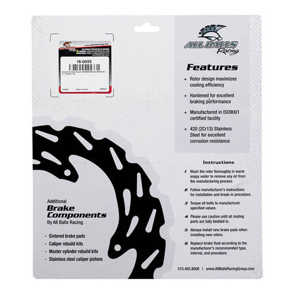 Brake Disc Rear 18-0055