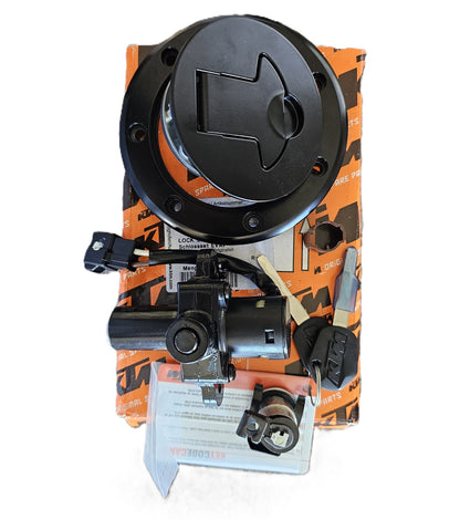 A set of motorcycle parts