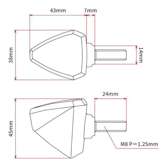 DRC 601 LED FLASHER 12V ORANGE 2PCS