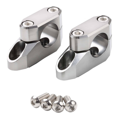 Zeta Bar Rise Kit Offset: 20mm Height: 26mm 22.2/28.6mm Bar - Ti-Colour