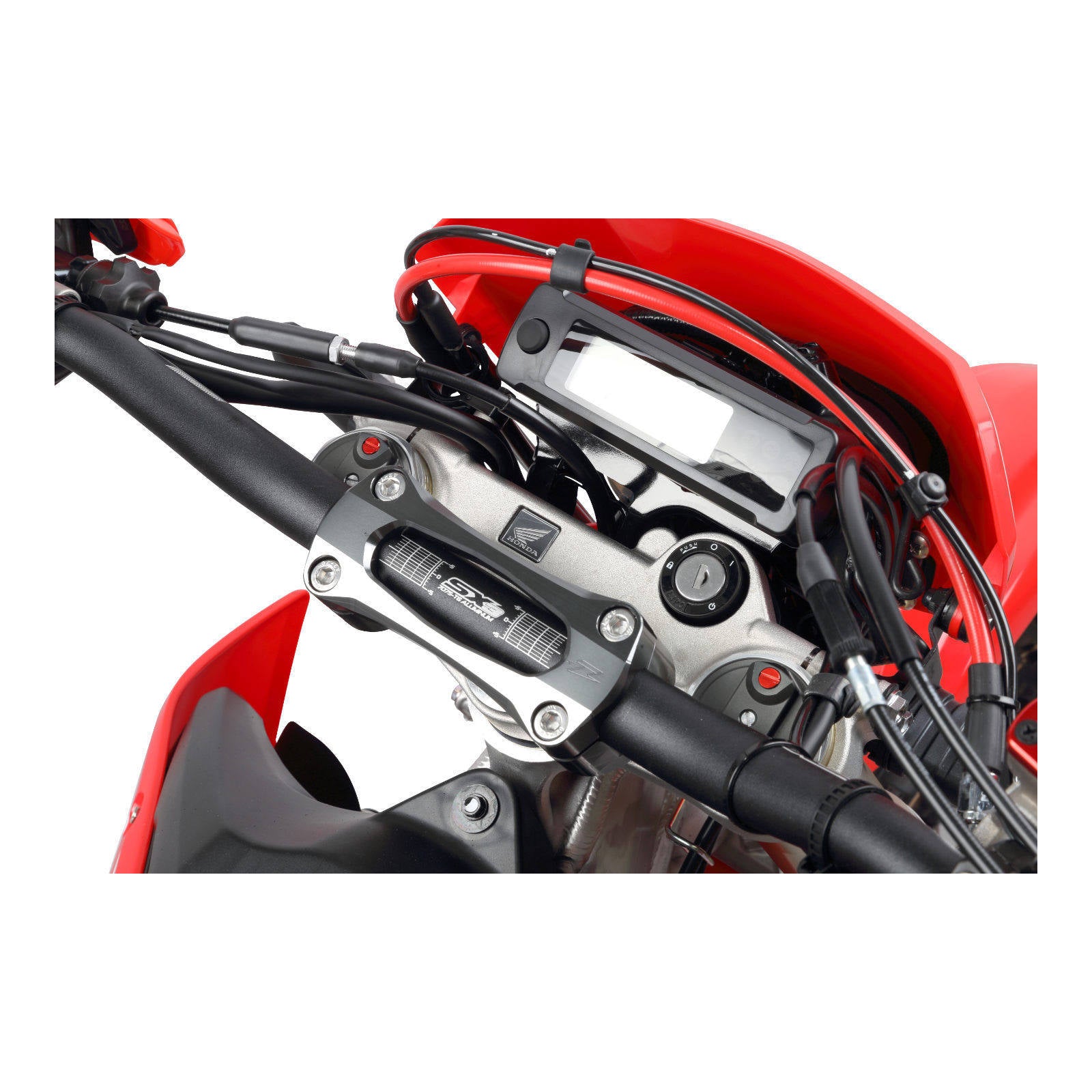 Zeta Front Fork Air Valve Cap Screw KYB/Showa - Red 2pcs