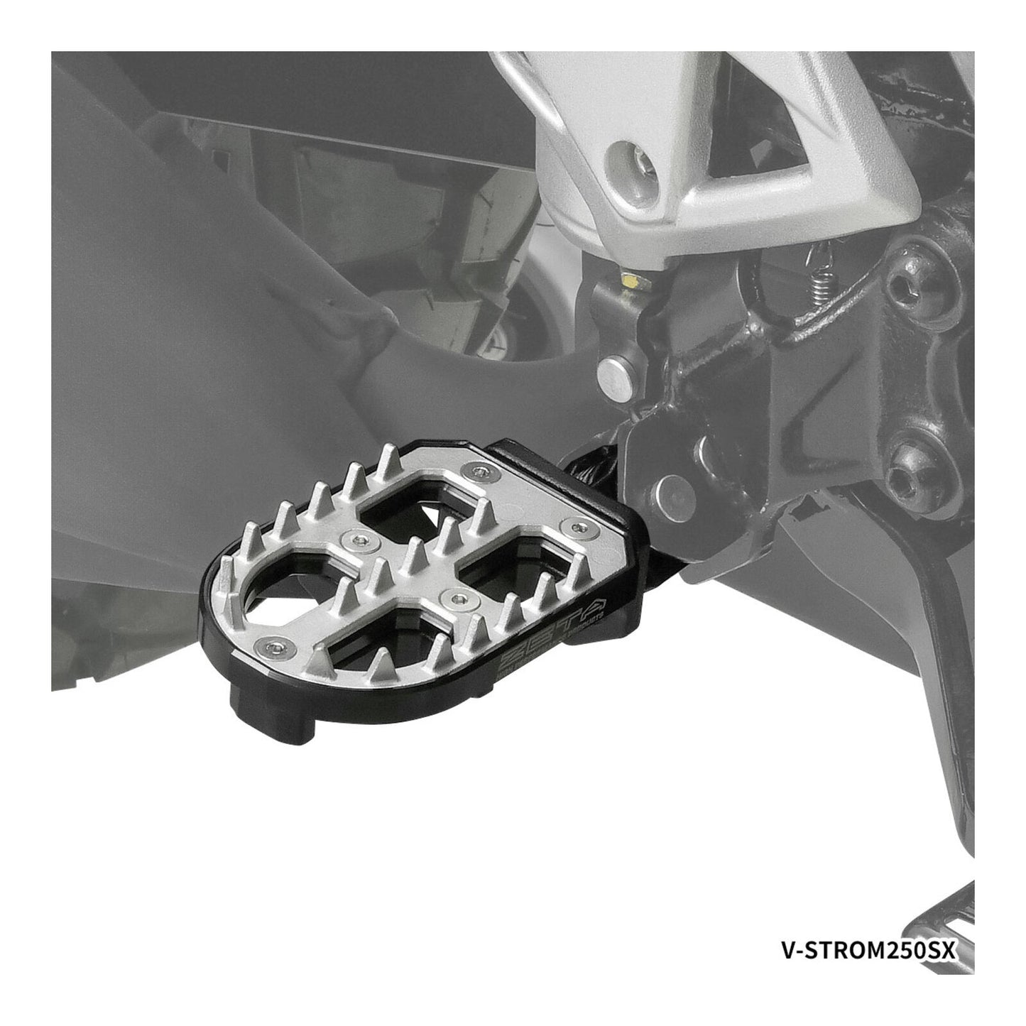 Zeta Adventure Foot Pegs V-Strom – Black