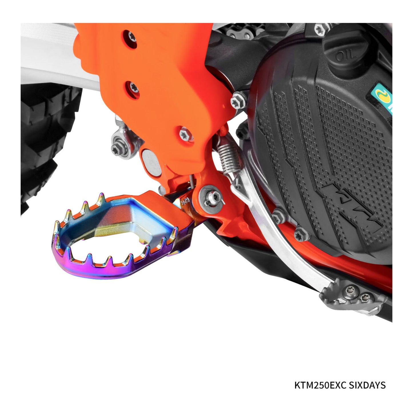 Zeta Max Foot Pegs KTM - Oil Slick