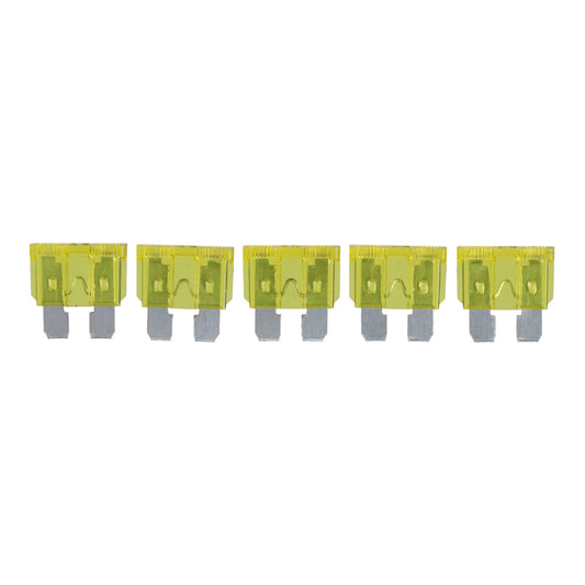 Fuse 20A Blade - Yellow (Packet of 5)