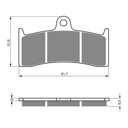 GOLDfren Brake Pads - K5 Off-Road Racing