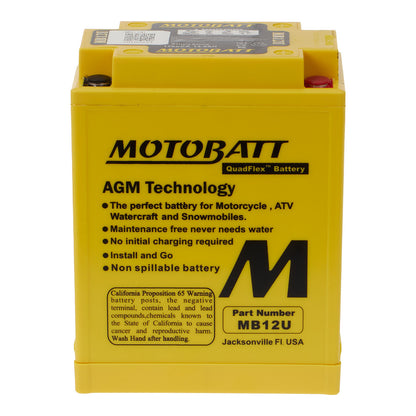 Motobatt Battery Quadflex AGM - MB12U