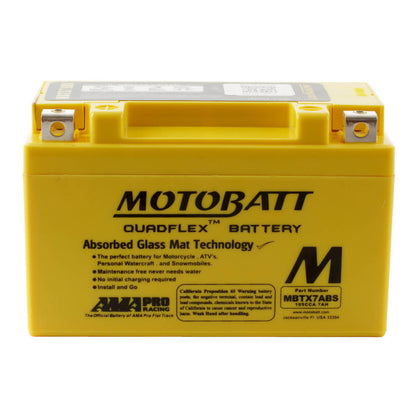 Motobatt Battery Quadflex AGM - MBTX7A-BS