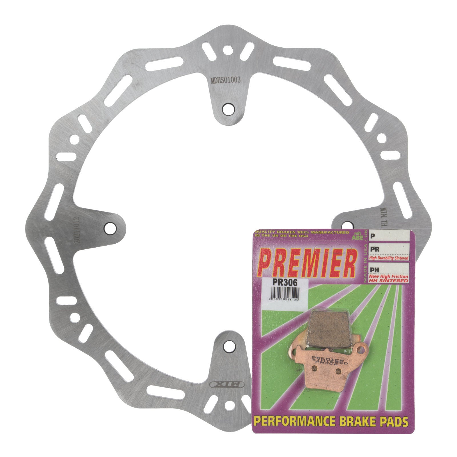 MTX Hornet Disk & Premier Pad Rear Kit - Honda