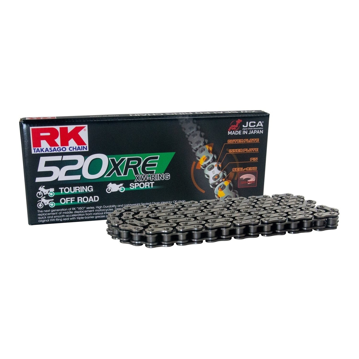RK 520XRE XW-Ring Chain - 126 Links