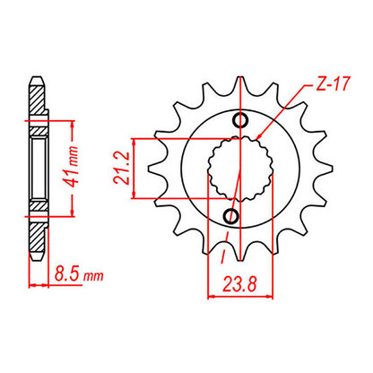 Sprocket Kit Honda XR400 (Trail) - 520KXZ 14/48