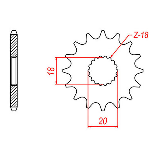 Sprocket Kit Suzuki GN125 - 428KRO 13/50