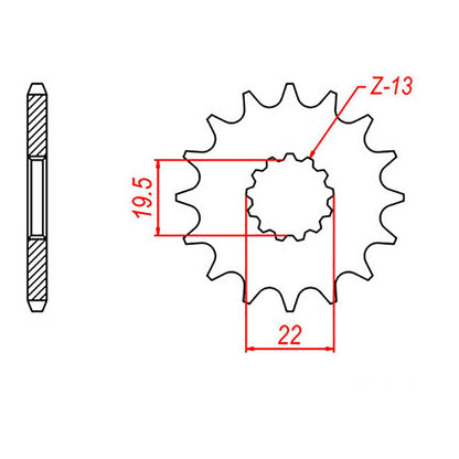 Sprocket Kit Suzuki ATV LT160 - 520H 11/39