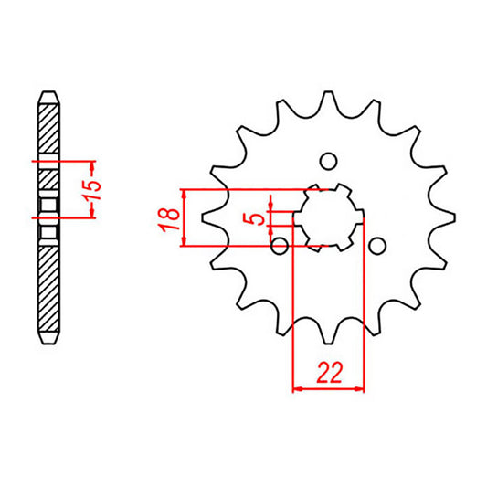 Sprocket Kit Kawasaki KX125 '96-'97 - 520EXW 13/50