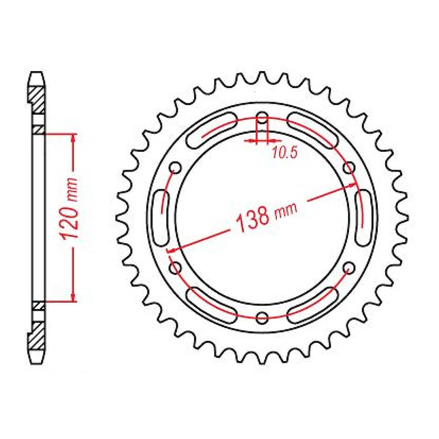 Sprocket Kit Honda CBR250 / CBR300 '11-'18 - GB520XRE - 14/36