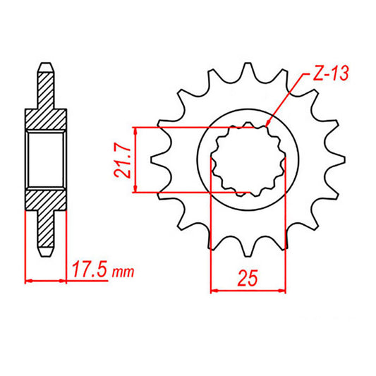 Sprocket Kit Honda CBR400RR - GB525XRE 15/42