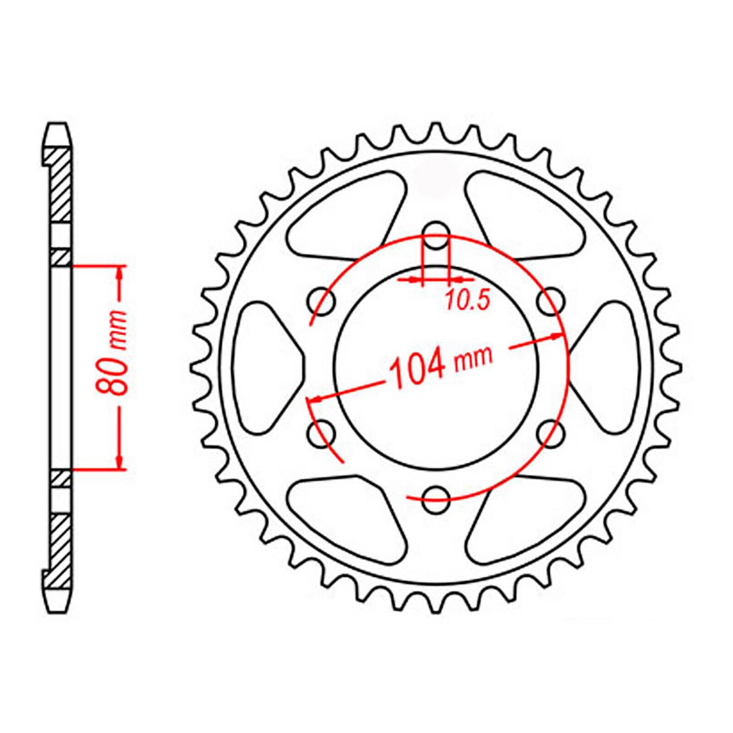 Sprocket Kit Kawasaki ZX10R '08-'10 - GB525ZXW 17/41