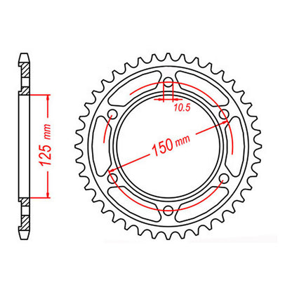 Sprocket Kit KTM 1050-1290 Adventure '13-'20 - GB525ZXW 17/42