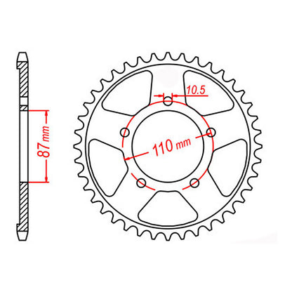 Sprocket Kit Suzuki GSX600F Katana '98-'05 - 530XRE 15/47