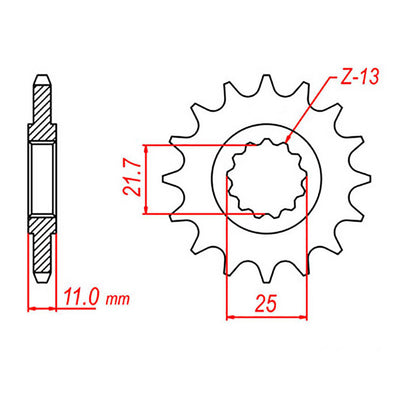 Sprocket Kit Yamaha FZR1000 '87-'88 Gold - GB530XRE 17/46