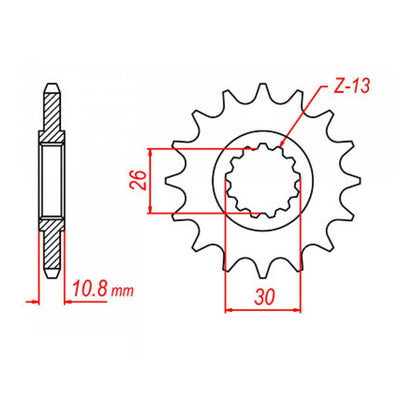 Sprocket Kit Yamaha YZF-R1 '04-'08 Gold (recommend) - GB530ZXW 17/45