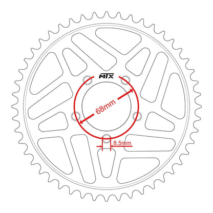 MTX Steel Sur-Ron Rear Sprocket #420 (48T)