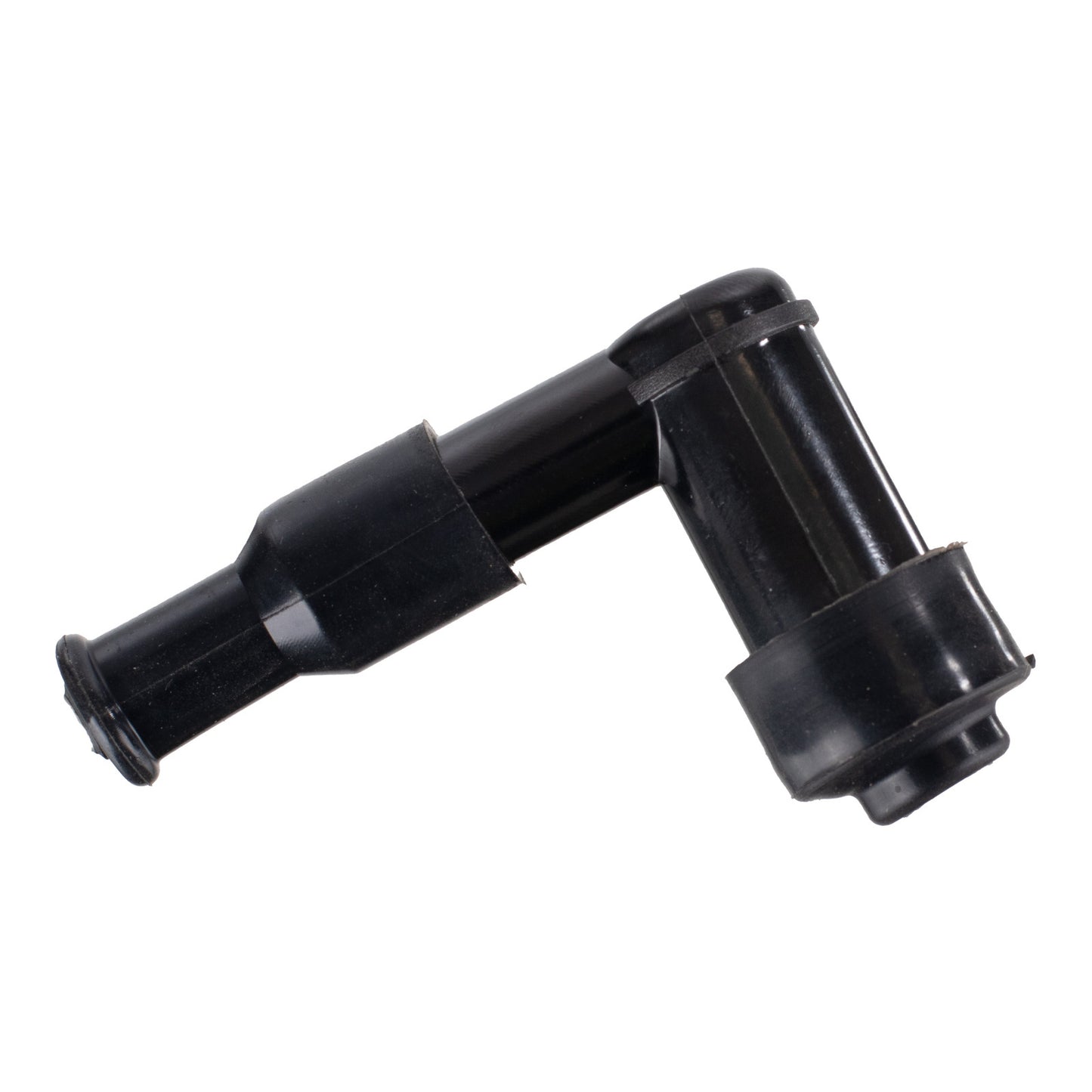Whites Spark Plug Cap (Replaces LB05E) Right Angle - Black