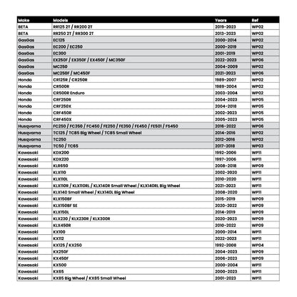 Whites Lock On Grips - Half Waffle - Black (with 6 Cams)