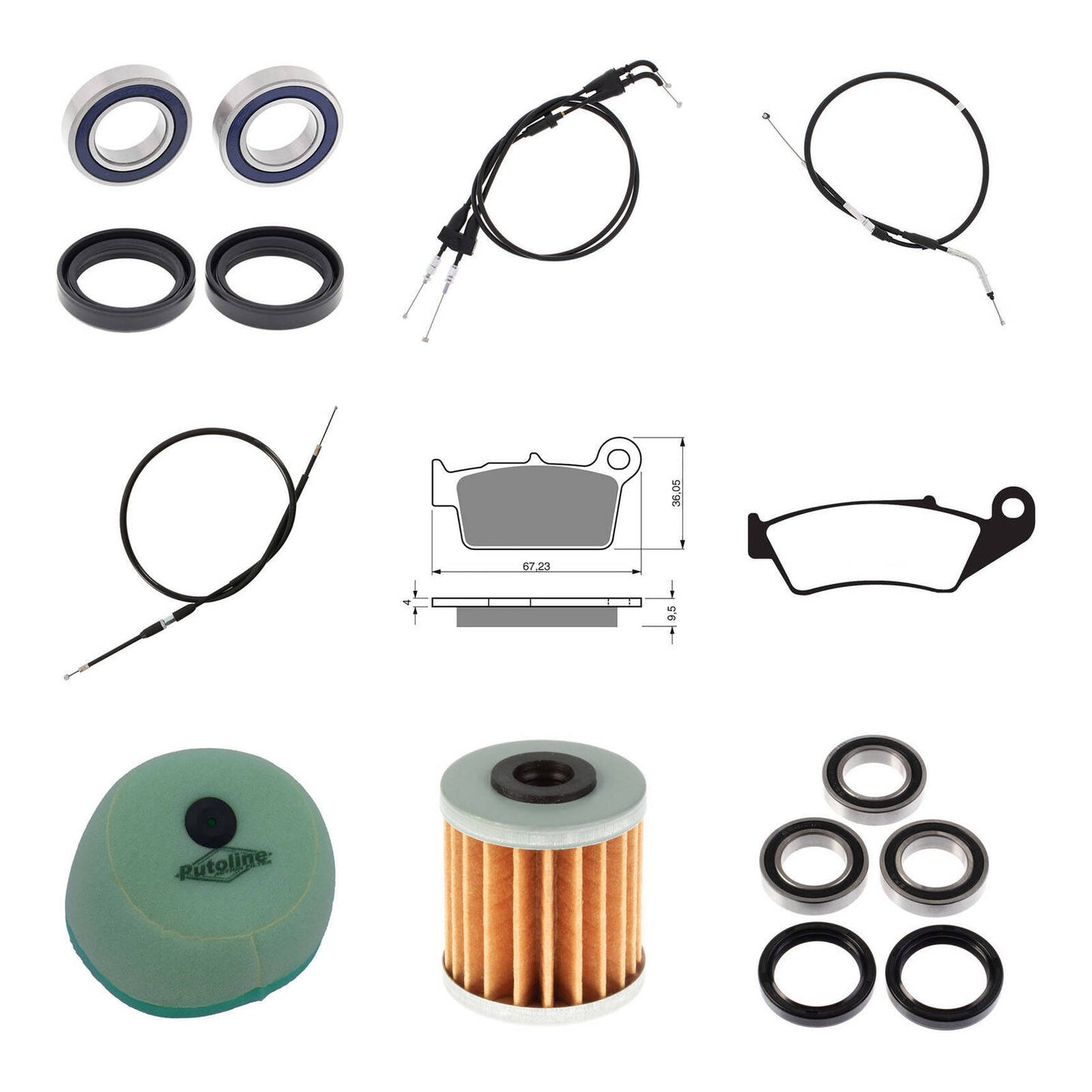 Offroad Refurb Kit - SUZ RMZ250 '10-'15