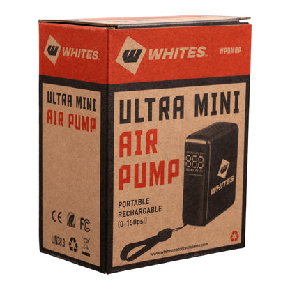 Whites Ultra Mini Air Pump - Portable Rechargable (0-150psi)