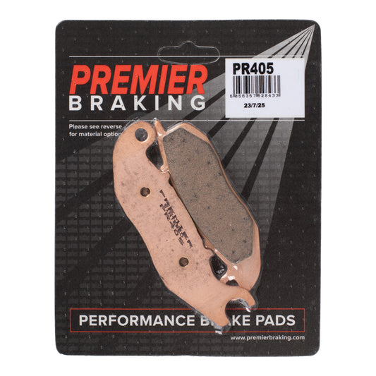 Premier PR Full Sintered Brake Pads for Honda CRF Motocross and ATV use