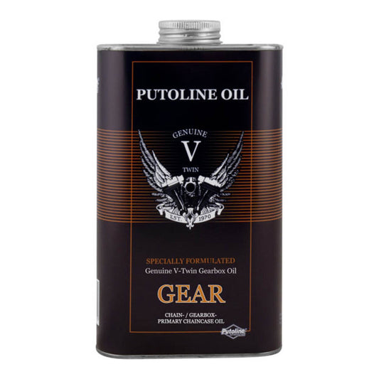 Putoline Genuine V-Twin Gear Oil 1L tin, SKU PTVTWINGG1L