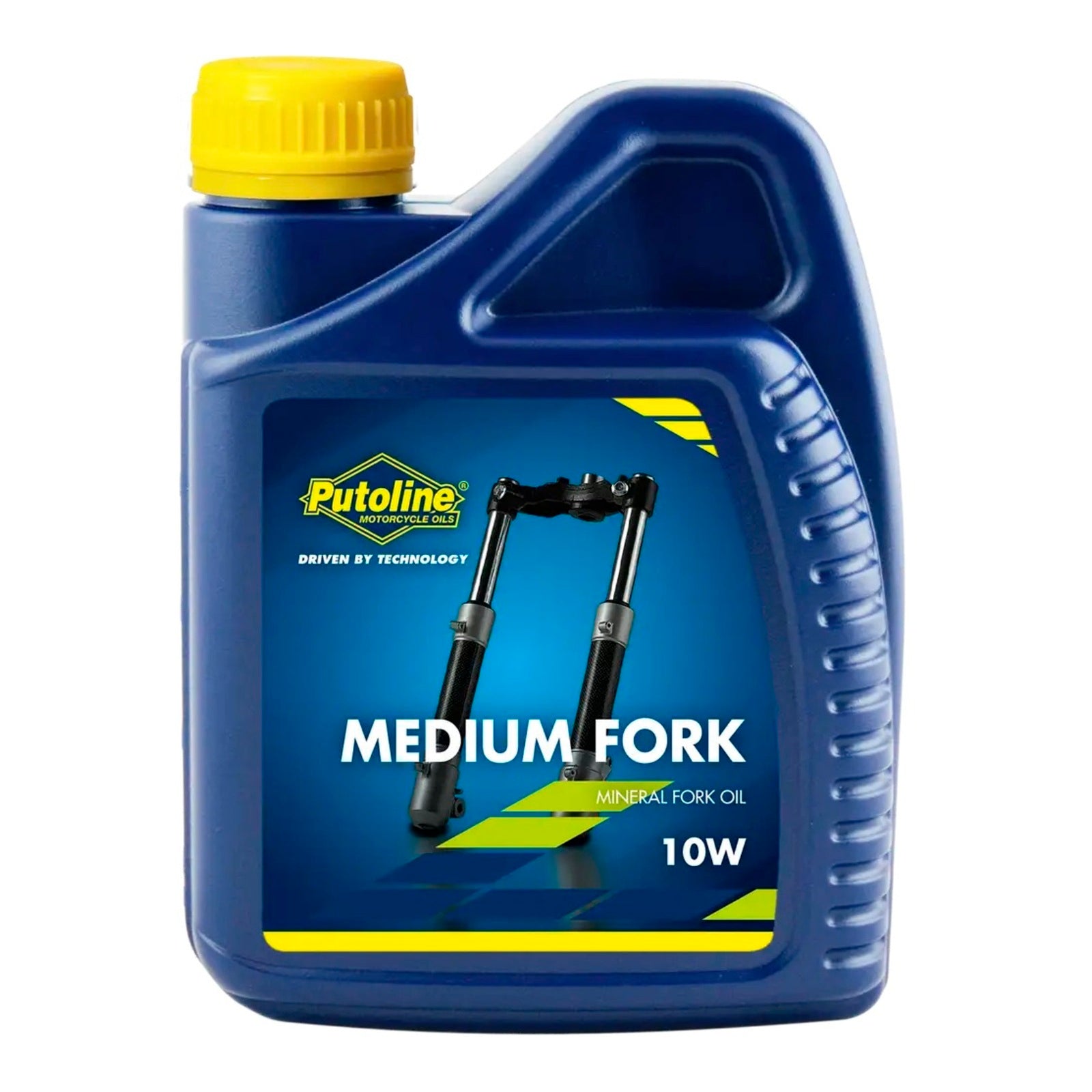 Putoline Medium Fork Oil 10W mineral SAE 10 fork oil 500ml bottle, SKU PTFO10M